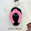 Boneca de Pelúcia Gato Preto de Olhos Grandes Desenho Animado Gatinho Preto Fofo Que Faz Barulho Pingente de Mochila Acessórios Venda por Atacado
