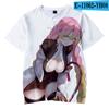 Cross-border New Arrival Than Your Handsome Blade Anime Peripheral Fashion 3D Impressão Digital Roupas Infantis Camiseta de manga curta