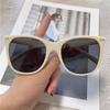Nuevas Gafas de Sol de Marco Grande Estilo Ins de Moda para Hombres y Mujeres, Adecuadas para Rostros con Forma de Diamante, Hacen que el Rostro Parezca Más Pequeño, Gafas de Sol para Exteriores con Protección UV400
