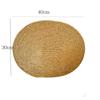 Individual de mesa de artesanía de paja japonesa individual de mesa de lino individual de mesa de cáñamo individual de mesa de cuerda de cáñamo posavasos tejido mantel individual aislante Amazon