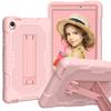 Aplicável ao estojo para tablet Huawei M6 8.4 T8 cor contrastante com suporte PC + TPU à prova de três elementos estojo protetor abrangente