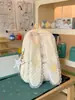 Mochila Estudiante Estilo Lolita Dulce Estilo Japonés con Ribete de Encaje de Doble Capa, Diseño de Corazón a Cuadros, Mochila Estilo Mejor Amiga