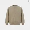 Cárdigan de Punto para Hombre/Mujer, Temporada Otoño/Invierno 2026, Grueso y Cálido, Estilo Old Money, Lujo Ligero, Color Sólido, Estilo Unisex para Parejas