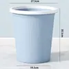 Cubo de Basura Grande Clásico para el Hogar con Anillo de Presión, Contenedor de Residuos sin Tapa para Cocina, Sala de Estar, Oficina, Baño y Dormitorio