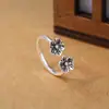 Anillo Cabeza de Dragón Zodiacal Supremo Transfronterizo Europeo y Americano para Hombre Dominante Retro Joyería de Mano Anillo de Calavera Punk Personalidad
