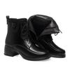 Botas Martins sapatos femininos mãe botas curtas 2024 outono e inverno novos sapatos de algodão forrados de lã sapatos femininos de meia-idade uma geração de cabelo