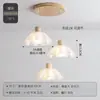 Luminária de Restaurante em Madeira Nórdica 2023 Novo Modelo Estilo Japonês Wabi-Sabi para Quarto Corredor Entrada Mesa de Cabeceira Luminária Pendente Luminária de Flor