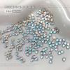 Rinestones de Colores en Forma de Corazón para Uñas, Rinestones Irregulares de Base Plana, Rinestones de Corazón Color Durazno, Diamantes para Uñas, Rinestones K9, Decoraciones para Uñas