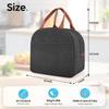 Bolsa Nueva para Lonchera Empaquetada para Picnic al Aire Libre Bolsa de Almuerzo de Gran Capacidad para Oficinistas y Estudiantes Bolsa de Almuerzo Empaquetada Aislada