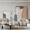 Pintura de Pared, Suelo a Techo con Fondo de Sofá Abstracto, Pintura Decorativa Grande para Sala de Estar, Arte de Pared para Entrada Principal de Villa, Cubierta para Caja de Medidor Eléctrico