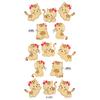 Pequeños fabricantes de calcomanías de tatuajes frescos en stock calcomanías de tatuajes estilo ins Harajuku coreano calcomanías de tatuajes suministro de fábrica de Amazon