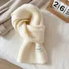 Bufanda estilo coreano, nueva moda de invierno, elegante y versátil, calentador de cuello tejido para pareja y chal cálido
