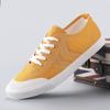 Tênis de Lona Feminino Outono 2026 Sapatos Casuais Planos Respiráveis Confortáveis Modernos Clássicos de Cano Baixo Tênis com Cadarço Sapatos Femininos