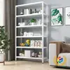 60cm Estante de Acero de Gran Ángulo Estantería de Almacenamiento Multicapa para Hogar Balcón Zapatero Estante Pequeño Estante de Exhibición Almacén Estantería de Hierro