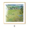 Diecisiete Obras Maestras Nórdicas de Arte de Nicho: Arte de Pared para Sala de Estar, Pinturas Decorativas Estilo Madera para Comedor, Murales de Pared de Van Gogh y Monet para Dormitorio