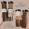 Goma para el pelo negra de alta elasticidad, modelo nuevo 2026 para coletas altas y moños, banda para el pelo duradera y que no aprieta