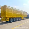 Remolque Semirremolque de Viga Recta Tipo Riel Alto de Exportación Transfronteriza de Cinco Ejes Vehículo de Transporte para Cestas de Flores
