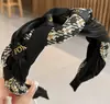 Diadema de Color Bloqueo con Calavera Alta para Mujer, Otoño/Invierno, Aspecto de Alta Gama, Hace que la Cara Parezca Más Pequeña, Diadema, Pinza para el Cabello Elegante y Versátil, No Aprieta la Cabeza, Accesorio para el Cabello