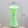 Arranjo de flores simples e moderno Vaso geométrico de plástico para uso doméstico Vaso seco resistente a quedas Decoração para casa Artesanato decorativo