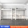 Litera con Combinación de Escritorio para Dormitorios Escolares, Litera de Hierro con Camas Superiores e Inferiores, Cama Elevada con Gabinete Inferior para Camas de Apartamento