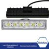 Luz de trabalho LED para carro 18W luz diurna piscante vermelha e azul luz auxiliar luz de advertência