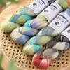 Hilo de lana teñido a mano al por mayor transfronterizo 100 g hilo mezclado hilo para sombrero bufanda suéter abrigo tejido a mano a crochet
