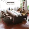 Mesa de Centro para Sala de Estar de Ratán Tejido Simple JM Estilo Antiguo Mesa de Té para Balcón y Juego de Sillas Tejido de Hierba Tatami Mesa de Té Kung Fu Mesa de Piso