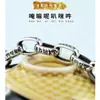 Pulsera Grabada Simple de Seis Palabras Mantra Vintage para Hombres, Joyería de Mano Estilo Étnico con Pestillo Vajra Plateado, En Stock