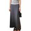 Ropa de Maternidad Primavera y Verano Falda Suelta Ajustable para Mujeres Embarazadas, Falda de Corte Ajustado que se Adapta a la Cadera, Falda Larga de Primavera y Otoño para Mujeres