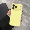 Cor Sólida Amigável à Pele Adequado para Lente de Vidro Apple 16Promax Case de Celular Phone15 14/13 Silicone Macio Case 17