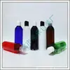 Botella Redonda de Hombro de 240 ml Qianqiu con Tapa Botella para Jabón Líquido Botella para Loción Botella para Limpiador Facial Botella para Hidrosol Botella Dispensadora para Champú