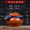 Casa Modelo Sala de Té con Estanterías de Exhibición Estilo Chino, Teteras de Arcilla Púrpura, Mascotas de Té, Teteras Pequeñas, Juegos de Té Kung Fu, Recipientes para Té de Arcilla Púrpura y Artículos Decorativos