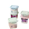 Caja de embalaje directa de fábrica para tarro de queso caja de embalaje para caja de leche de soja reciclable caja para mantener fresca tarta de lasaña 450ml