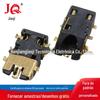 Soquete de fone de ouvido para celular 3,5 mm plug de fone de ouvido 3,5 mm placa de montagem inclinada afundada PJ-35082 plug frontal patch traseiro