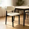Silla de Escritorio para Dormitorio de Casa Minimalista Moderna Silla de Negociación para Hotel Restaurante Silla con Respaldo Silla de Maquillaje Silla de Comedor Minimalista
