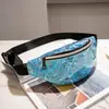 Nueva Bolsa de Cintura Láser para Correr para Mujer, Bolso Cruzado para el Pecho, Bolso Reflectante para Playa al Aire Libre, Bolso de Caja Personalizado de Moda para Hombre y Mujer