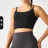 Sujetador Deportivo de Mujer con Forma de U y Tirantes Finos, Hermoso Diseño de Espalda, Sin Costuras y Cómodo para Yoga, Fitness y Pilates