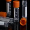 Tubos Criogênicos de Plástico, Tubos de Congelamento, Tubos de Amostra 1,8/2ml Fundo Plano 11X45Mm Tampa de Polipropileno, Cor Aleatória