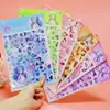 Nuevas Pegatinas de Rompecabezas Educativas de Dibujos Animados Versátiles para Niños y Estudiantes, Pegatinas Creativas Hechas a Mano para Bricolaje, Pegatinas que Cambian de Cara para Diarios