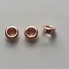 Suministros de Fábrica de Ojales Ojales Numerados, Tamaño 3, 8.3 mm, Chapado en Cobre Color Oro Rosa, Chapado en Níquel, Tachuelas Redondas con Bordes Elevados para Zapatos