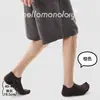 Meias Finas Masculinas Casuais de Tricô para Primavera/Verão, Meias Invisíveis Lisas de Algodão Bambu, Meias Finas de Malha Respiráveis Antiderrapantes Invisíveis, Sem Costura