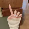 Uñas Postizas Nude Starburst de 30 Piezas, Uñas de Manicura Pre-hechas, Totalmente Hechas a Mano, Suministro Exclusivo al por Mayor