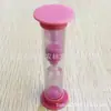 Atacado de fábrica ampulheta de plástico não marca tempo para crianças funil de areia colorido acessórios de jogo de mesa presentes para o dia do estudante enfeites