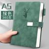 Cuaderno de Negocios Transfronterizo Cubierta de Cuero A5 con Cierre, Cuaderno Grueso y Elegante, Cuaderno Pequeño B5