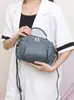 Bolso Cruzado Tipo Carcasa de Cuero de Vaca de Primera Capa, Bolso de Hombro de Moda para Mujer, Bolso de Mano Suave y Práctico, Cuero Genuino con Múltiples Bolsillos