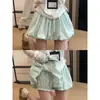 Pantalones Falda Florales Finos con Sensación a Hielo en Forma de Nube para Mujer, Shorts Casuales de Verano de Cintura Alta Adelgazantes de Corte A, Falda Media Hinchada Versátil