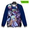 Jaqueta de Beisebol Estilo Coreano da Moda Estampada Amazon Angelsofdeath Primavera e Outono para Mulheres Atacado Estilo Casual
