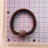 Diadema 2025 Nuevo Estilo Banda de Goma Lazo para el Cabello de Mujer Simple Elegante Alta Elasticidad Duradero Funda de Cuero Lazo para el Cabello Adorno para la Cabeza