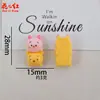 Figuritas de Animales Brillantes Pegamento de Crema DIY Accesorios de Resina Accesorios para el Cabello Gomas para el Cabello Colgantes Pegatinas para Funda de Teléfono
