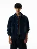 Chaqueta de Mezclilla Lavada Vintage Retro Americana con Efecto Desgastado Ropa de Trabajo de Gama Alta Chaqueta Superior Versátil
